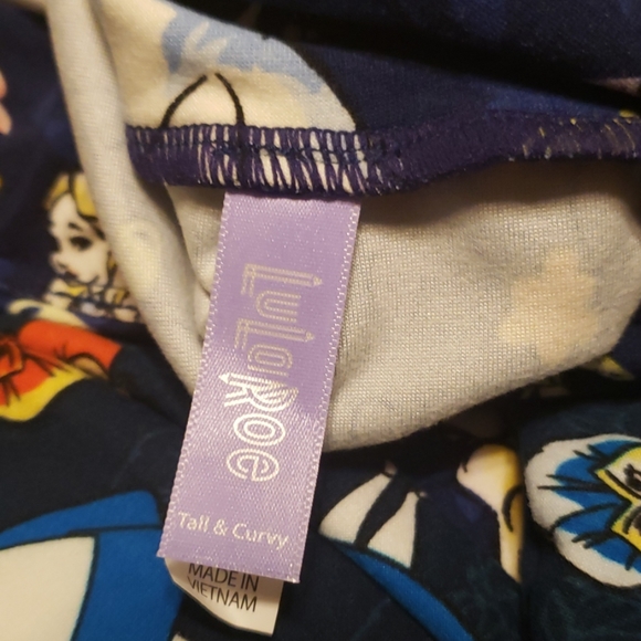 Disney lularoe alice in wonderland leggings - Picture 2 of 5